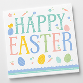Pretty Pastels Easter Dinner Napkins - 16 Pack
